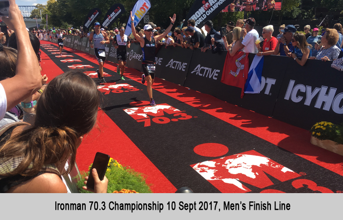 Half Ironman 2017 Chattanooga Finish Line