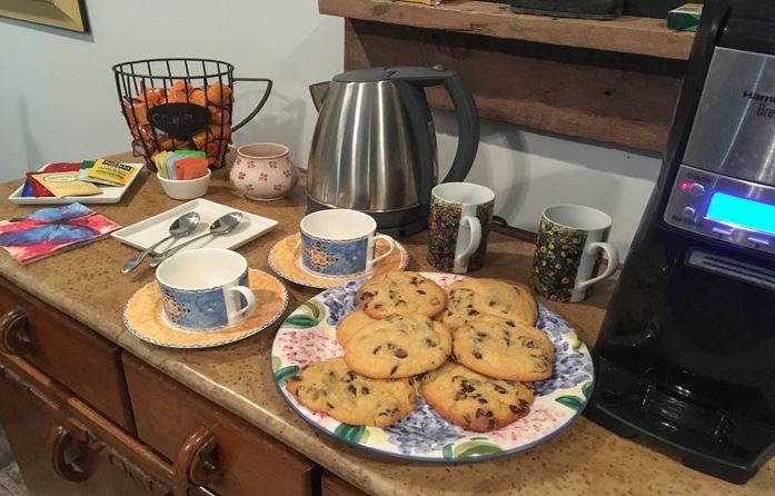 Cookies, Coffee, and Tea  at St Francis Cottage