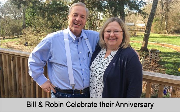 Bill and Robin celebrate their Anniversary
