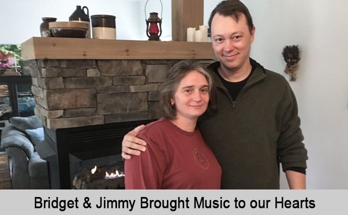 Bridget and Jimmy brough music to our hearts.