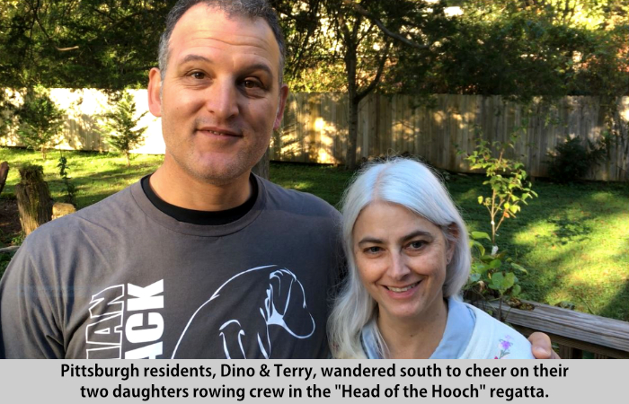 Dino and Terry visit St Francis Cottage